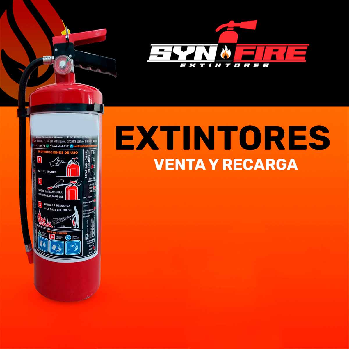 Venta y Recarga de Extintores